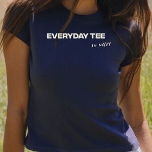 Daily Drills Everyday Tee in Navy